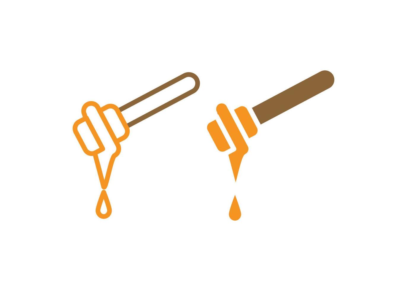 Honey icon clip art illustration isolated vector