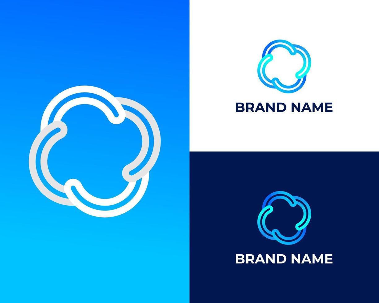 letra inicial os tan minimalista moderno diseño de logotipo vector