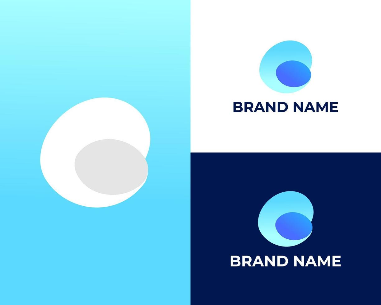 plantilla de diseño de logotipo moderno abstracto letra g vector