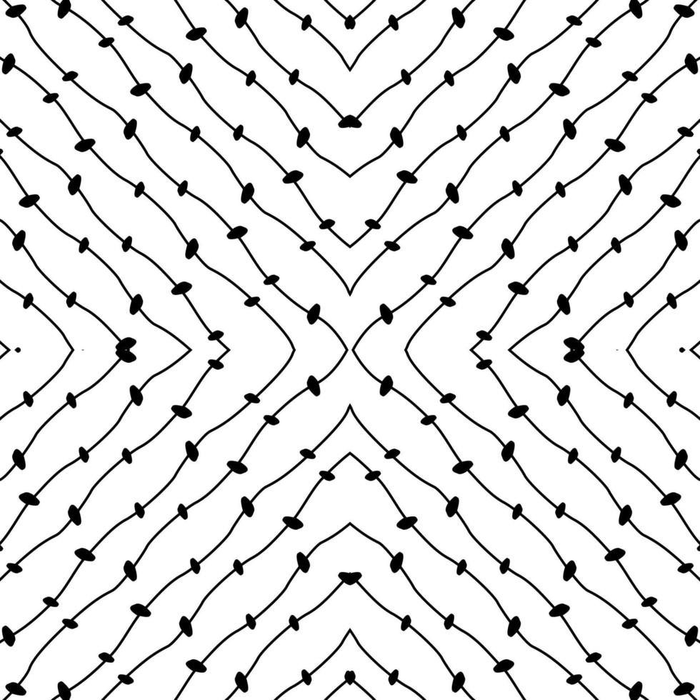 Abstract Lines Motifs Pattern. Decoration for Interior, Exterior, Carpet, Textile, Garment, Cloth, Silk, Tile, Plastic, Paper, Wrapping, Wallpaper, Pillow, Sofa, Background, Ect. Vector Illustration