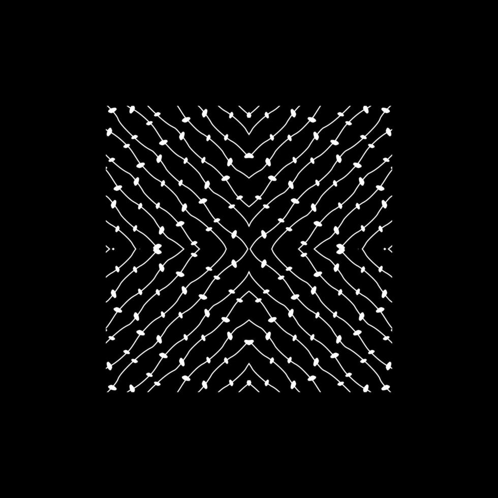 Abstract Lines Motifs Pattern. Decoration for Interior, Exterior, Carpet, Textile, Garment, Cloth, Silk, Tile, Plastic, Paper, Wrapping, Wallpaper, Pillow, Sofa, Background, Ect. Vector Illustration