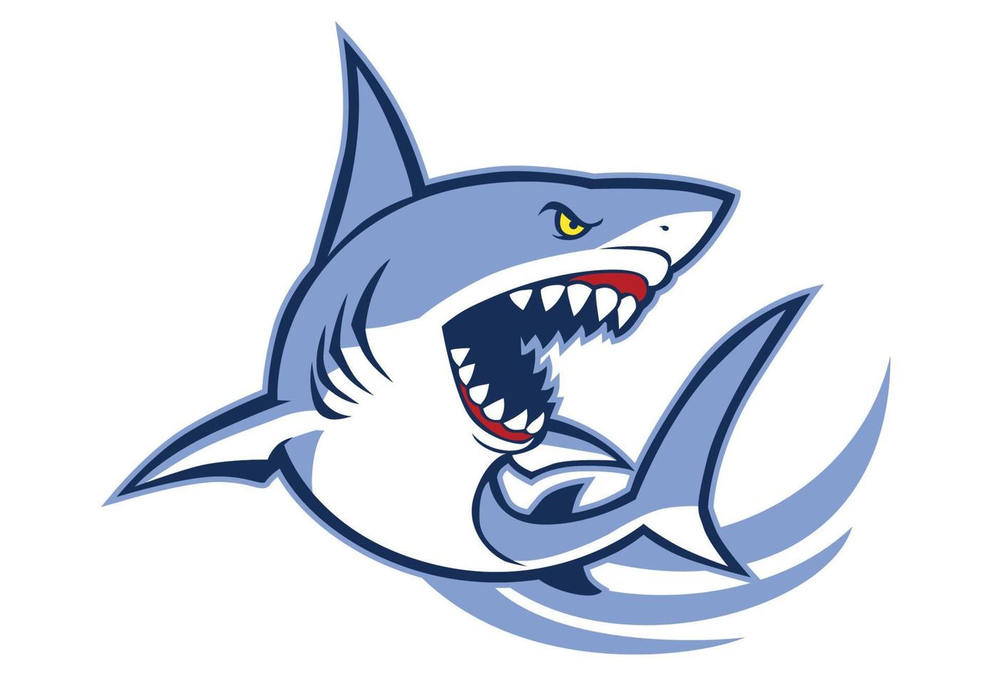 angry shark mascot logo style 18914260 Vector Art at Vecteezy