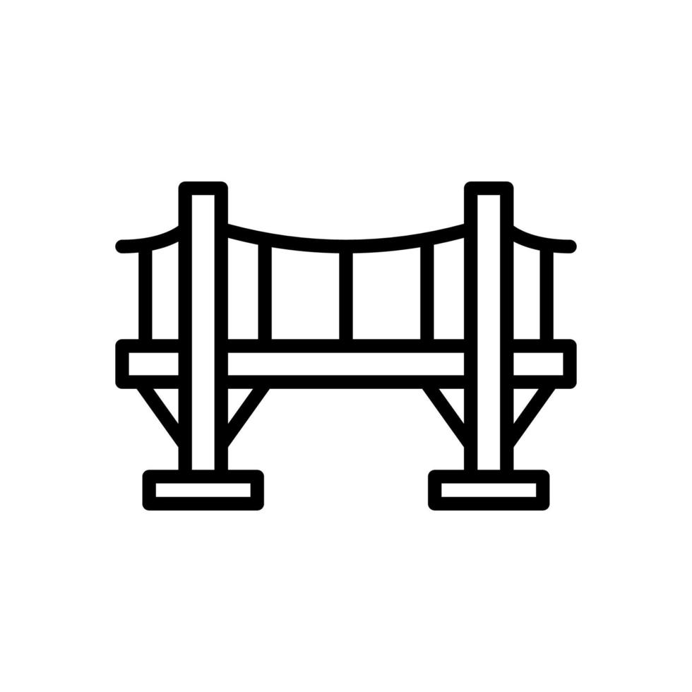 bridge icon for your website, mobile, presentation, and logo design. vector