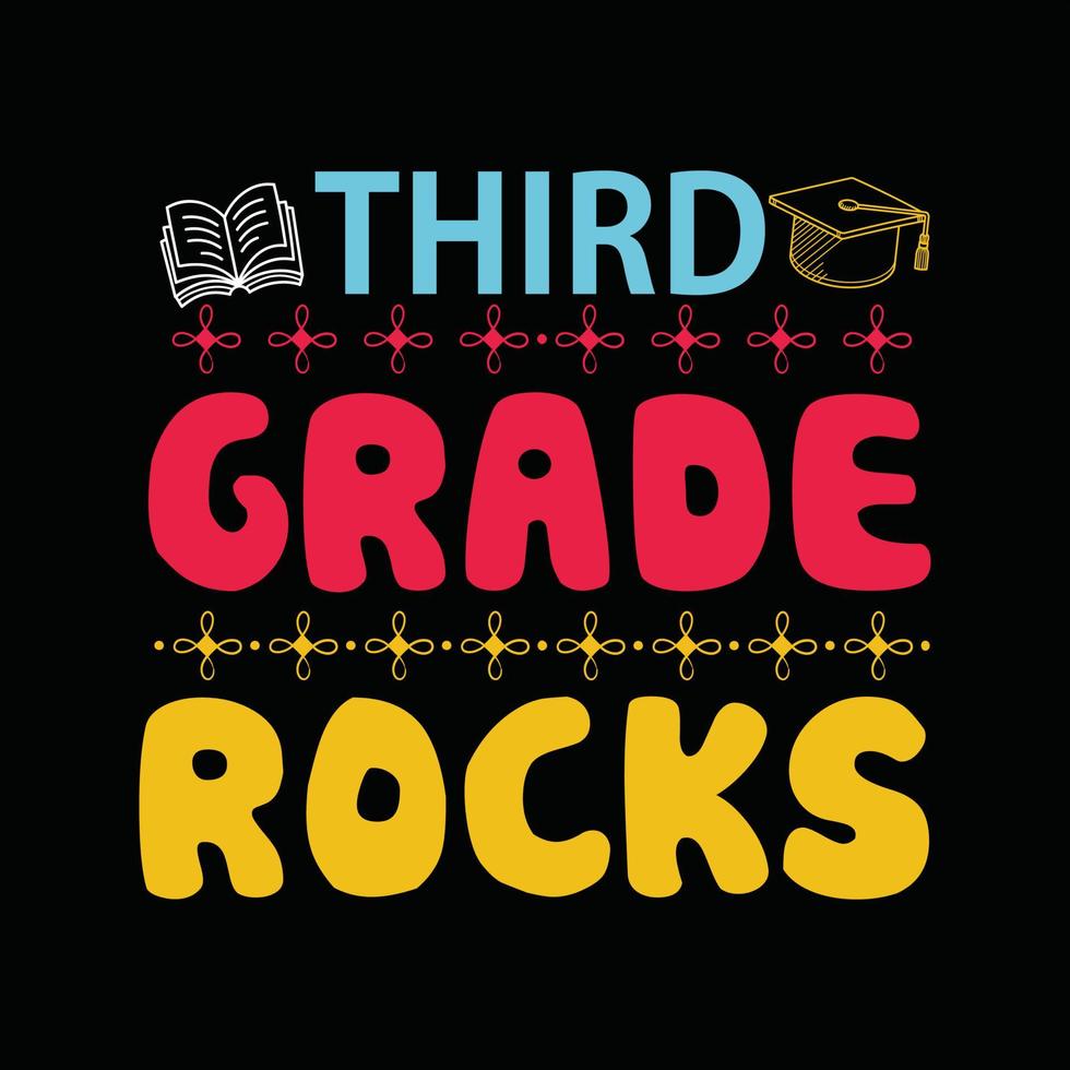 Back To School T-shirt Design vector