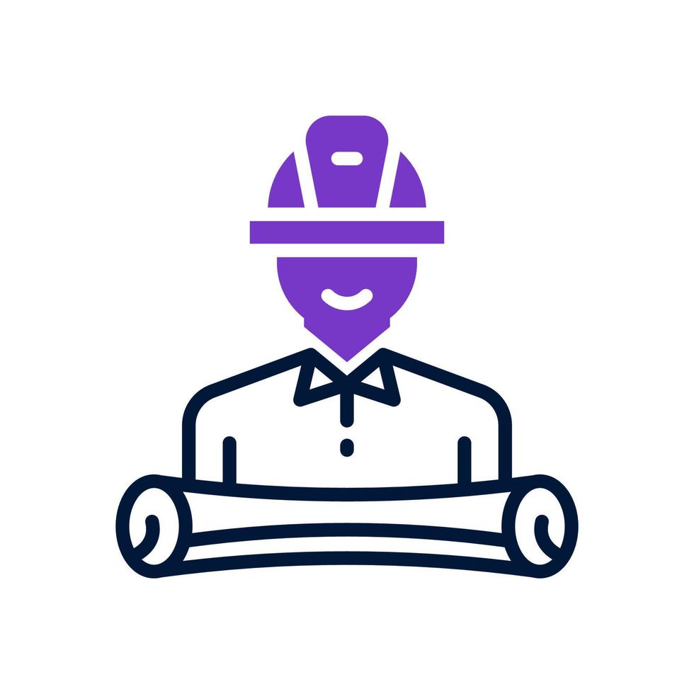 architect icon for your website, mobile, presentation, and logo design. vector
