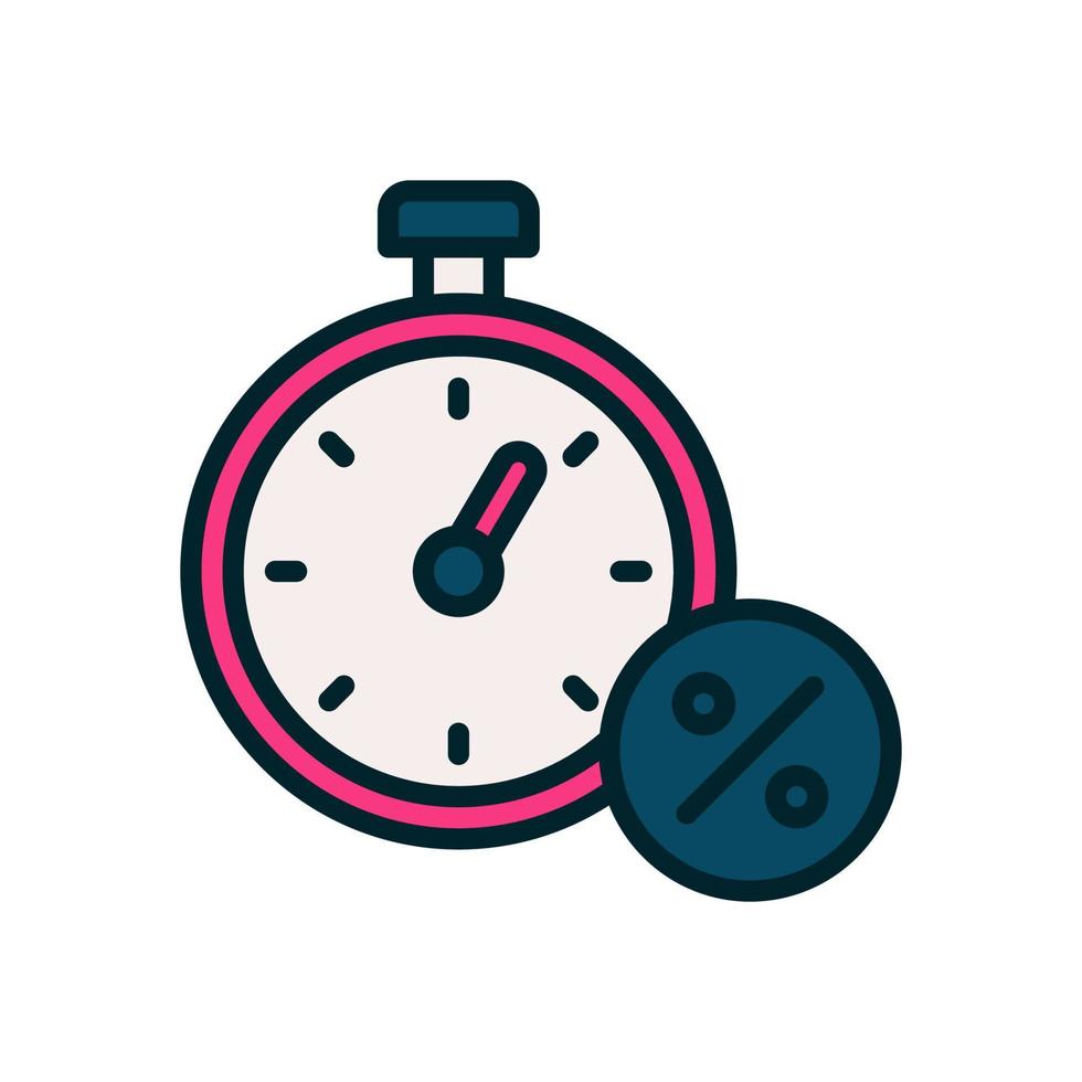 timer icon for your website, mobile, presentation, and logo design. vector