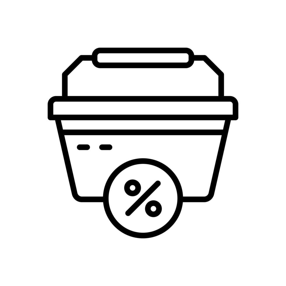 shopping basket icon for your website, mobile, presentation, and logo design. vector