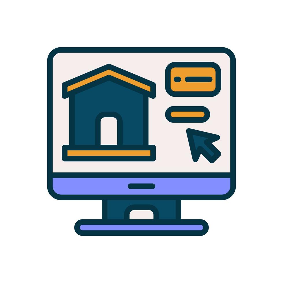 computer icon for your website, mobile, presentation, and logo design. vector