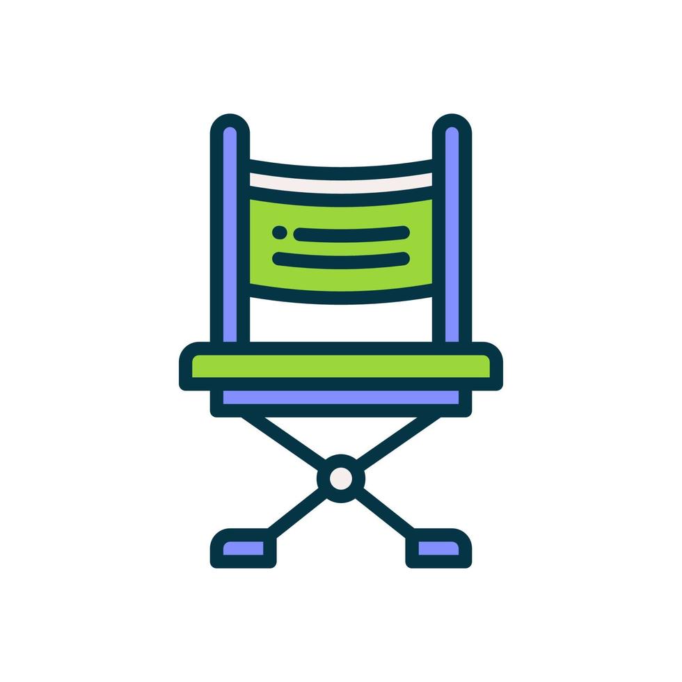 director chair icon for your website, mobile, presentation, and logo design. vector