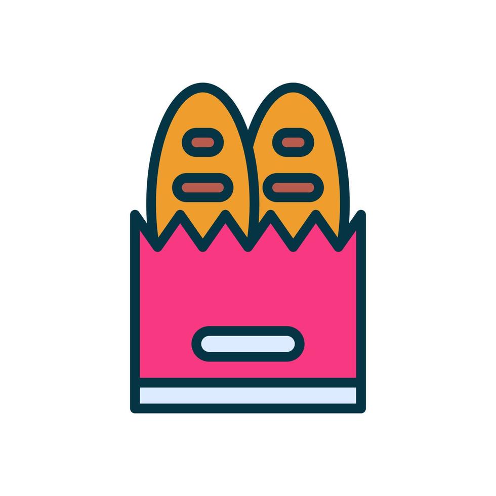 paper bag icon for your website, mobile, presentation, and logo design. vector