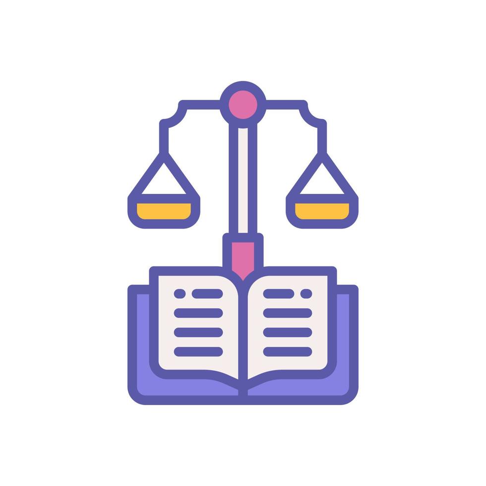 law icon for your website, mobile, presentation, and logo design. vector