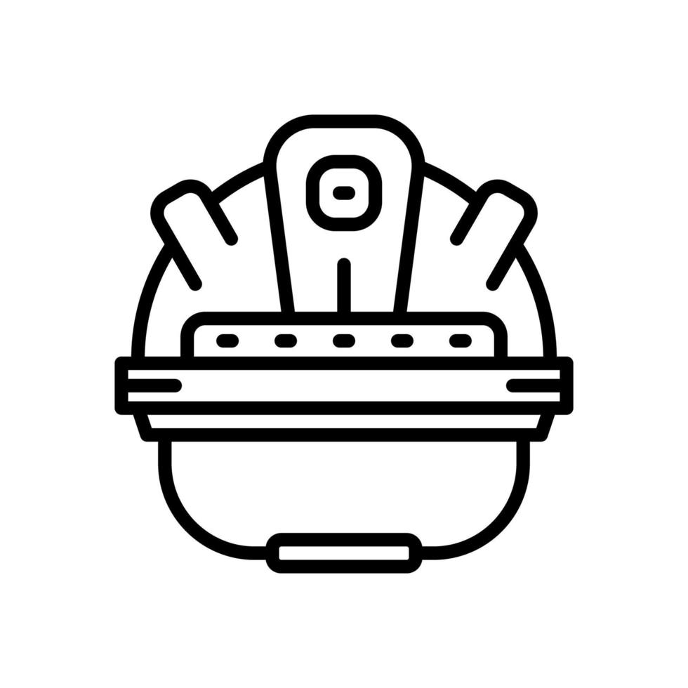 icono de casco para su sitio web, móvil, presentación y diseño de logotipo. vector