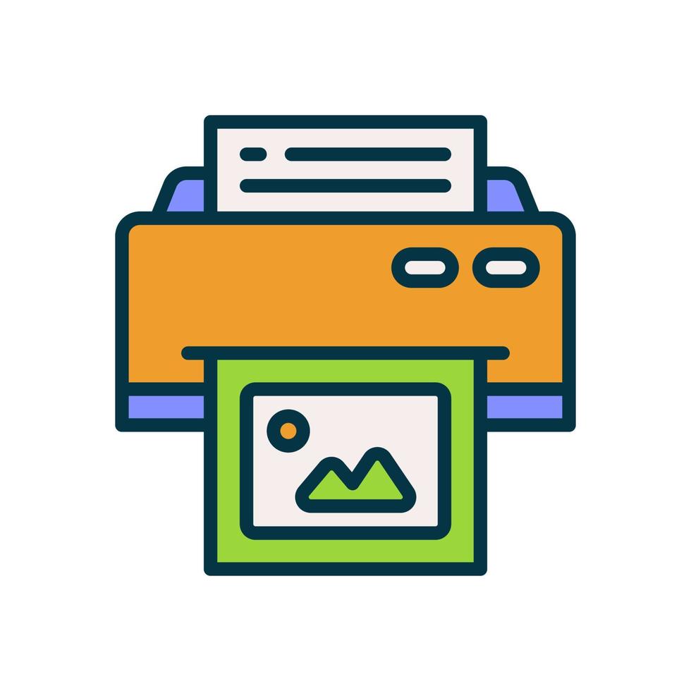 printer icon for your website, mobile, presentation, and logo design. vector