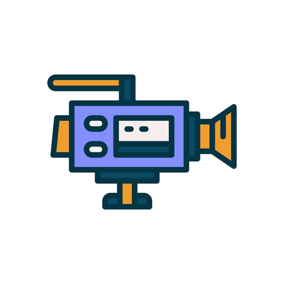 video camera icon for your website, mobile, presentation, and logo design. vector