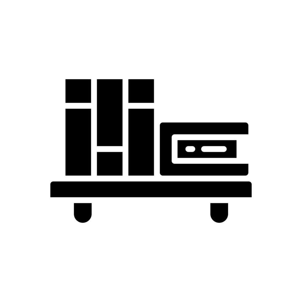 bookshelf icon for your website, mobile, presentation, and logo design. vector