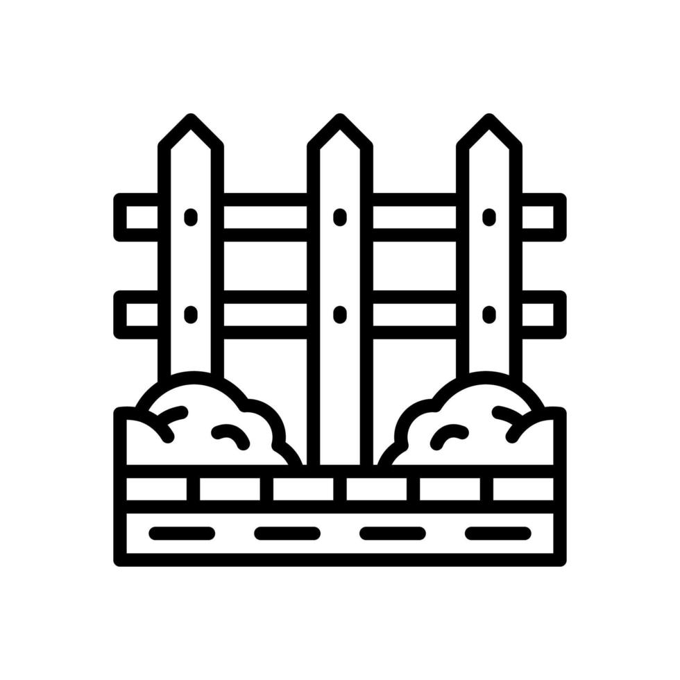 fence icon for your website, mobile, presentation, and logo design. vector