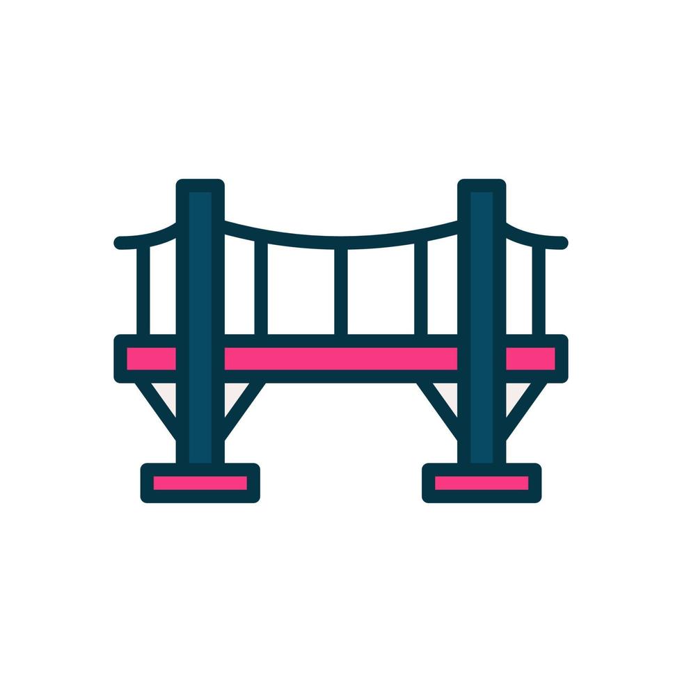 icono de puente para su sitio web, móvil, presentación y diseño de logotipo. vector