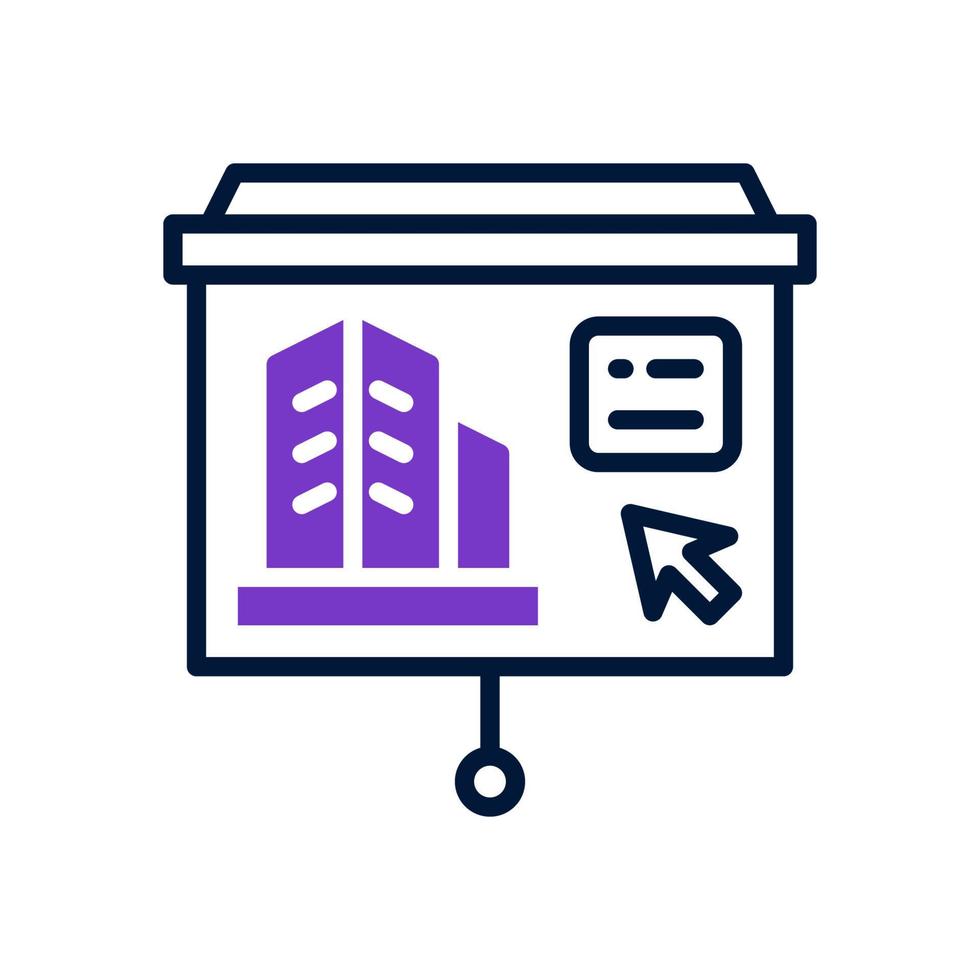 presentation icon for your website, mobile, presentation, and logo design. vector