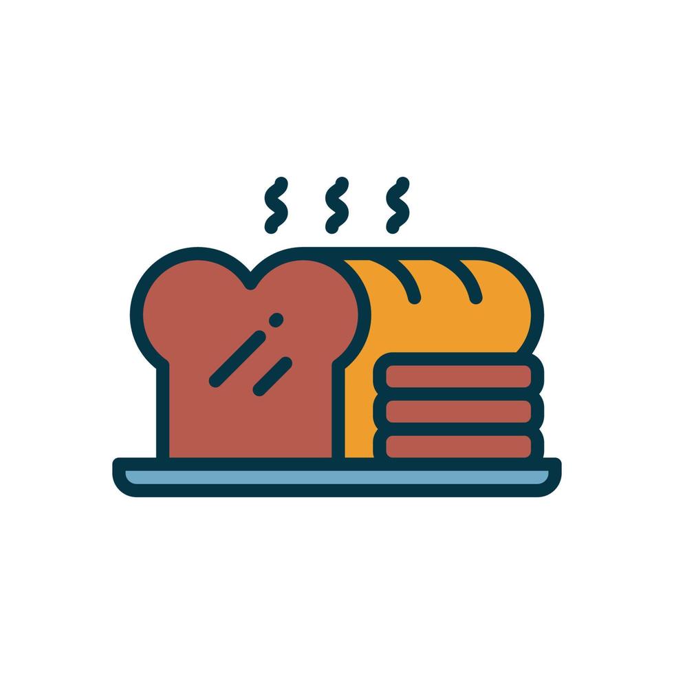 bread icon for your website, mobile, presentation, and logo design. vector