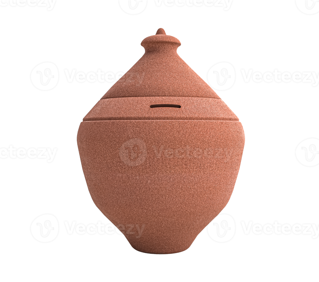 clay money box, Piggy Bank Gullak isolated png