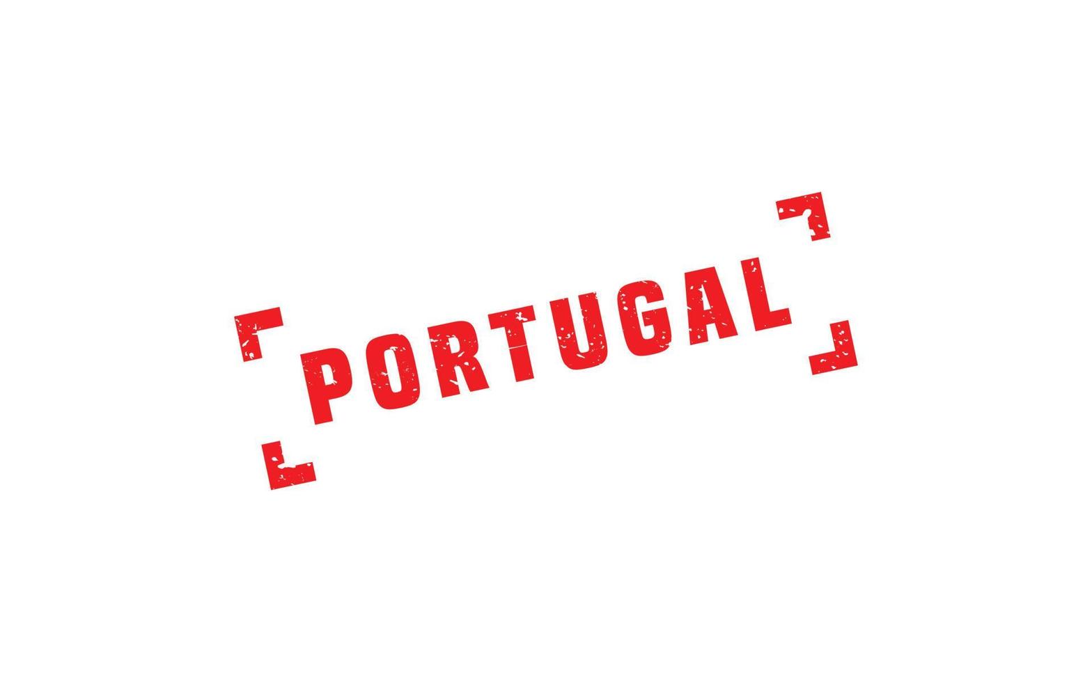 PORTUGAL stamp rubber with grunge style on white background vector