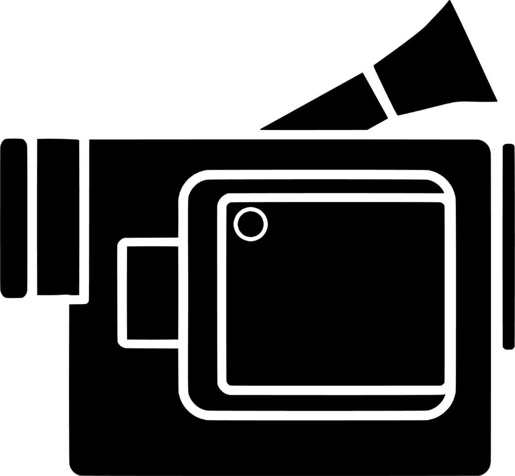 Icon of handycam video recorder vector