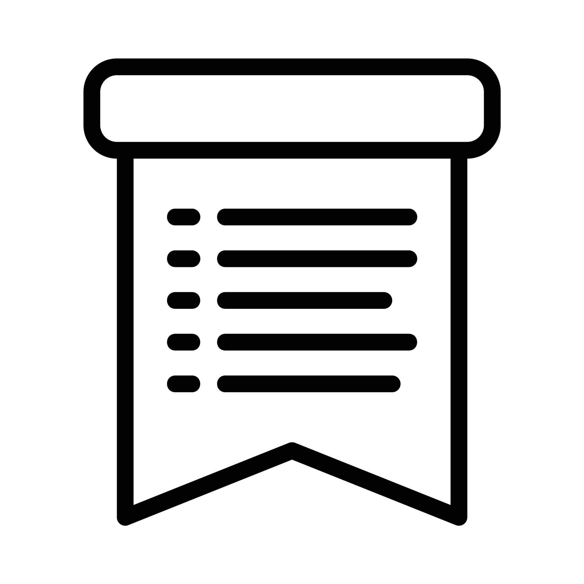 Bookmarks icon with list of saved pages 18915630 Vector Art at Vecteezy