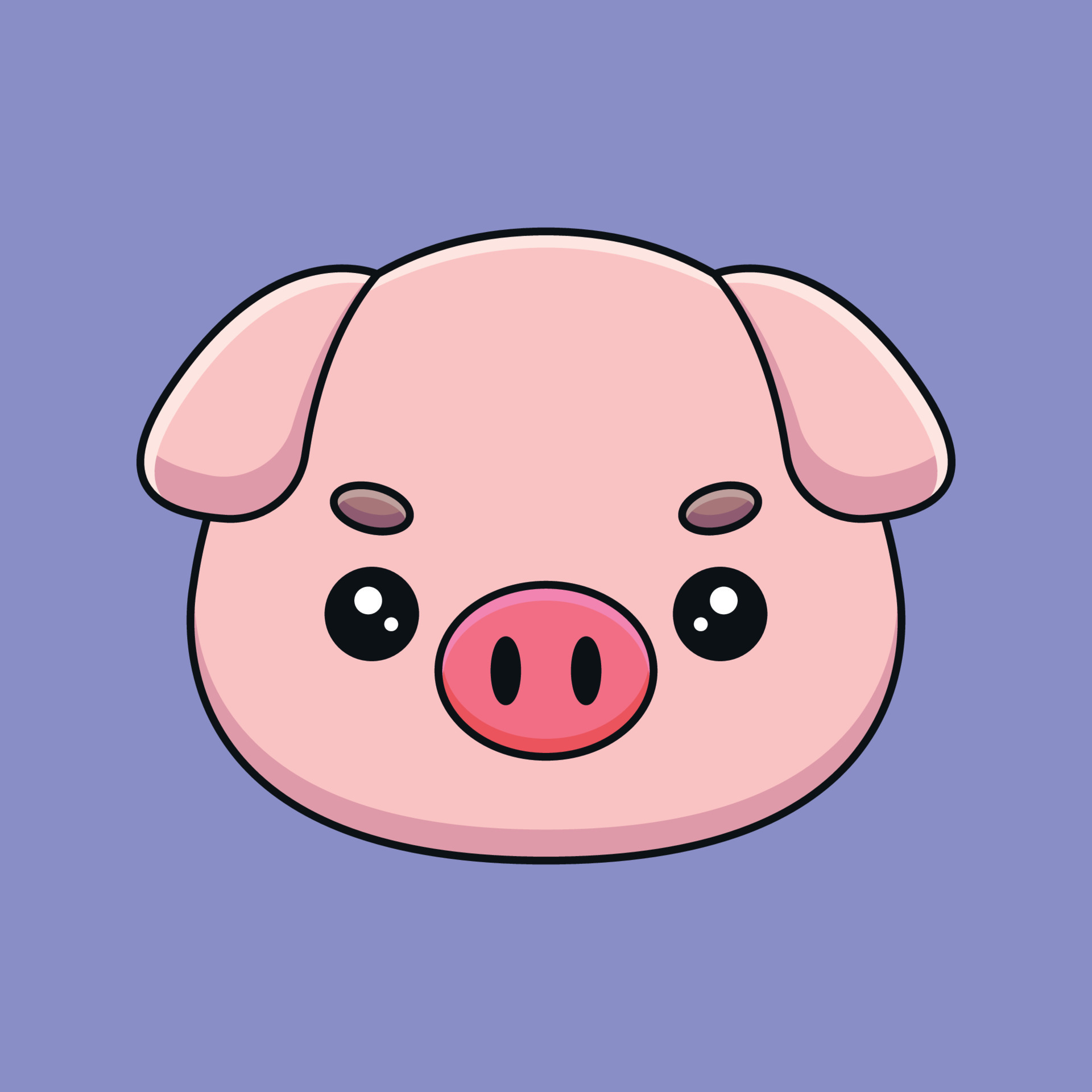 Drawing Cute Pig at Petra Hendrickson blog