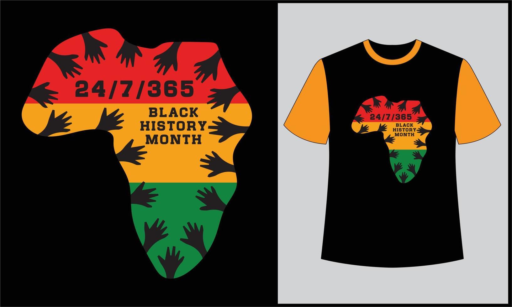 black history month illustration hand vector retro vintage t shirt design 1