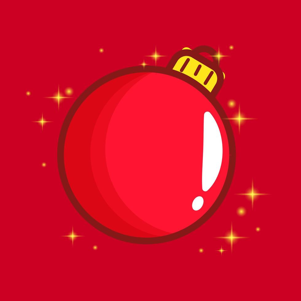 3D Rendering christmas decoration vector