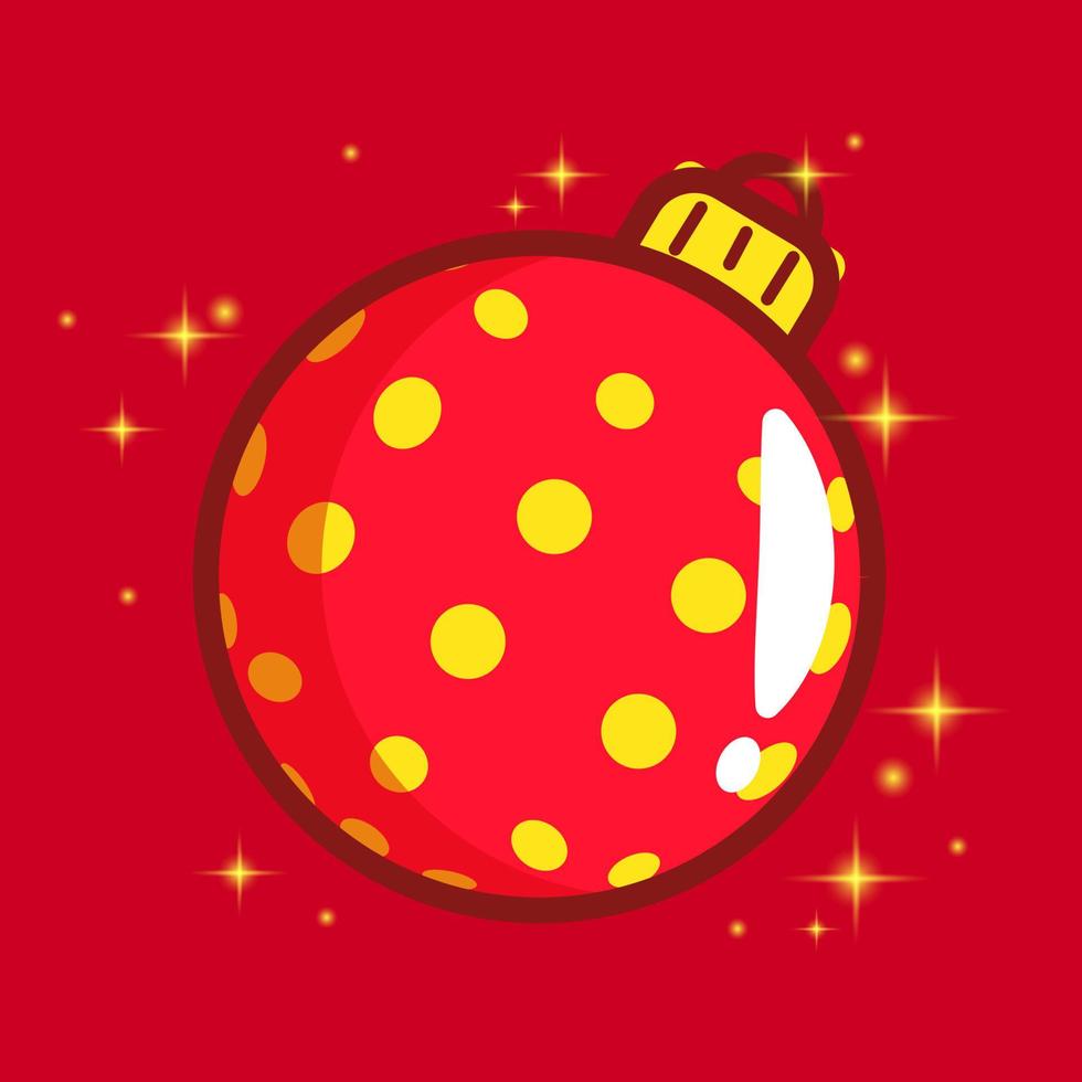 3D Rendering christmas decoration vector