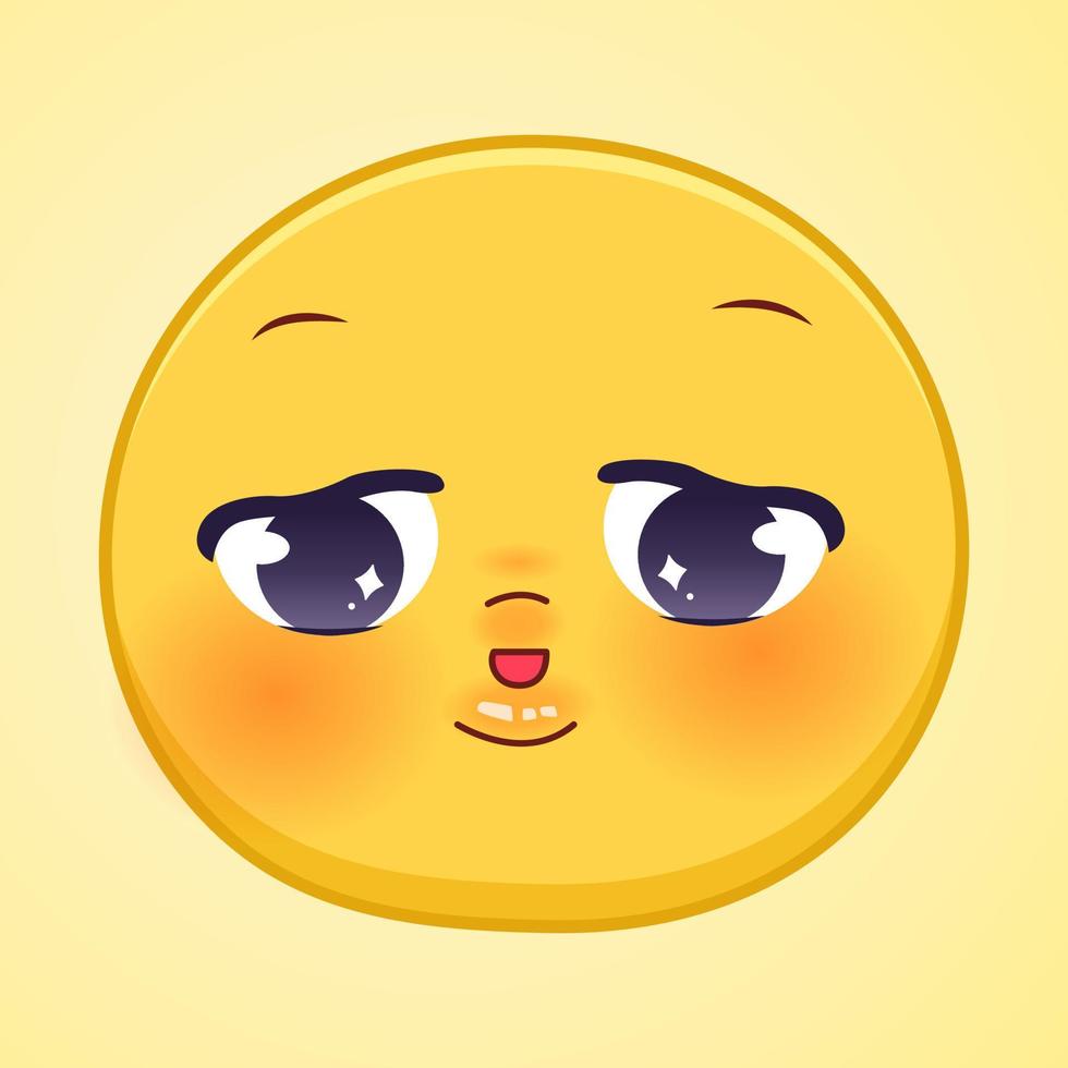 expression of emotion concept set. cartoon illustration emotion face of human vector