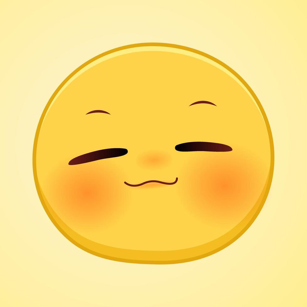 expression of emotion concept set. cartoon illustration emotion face of human vector
