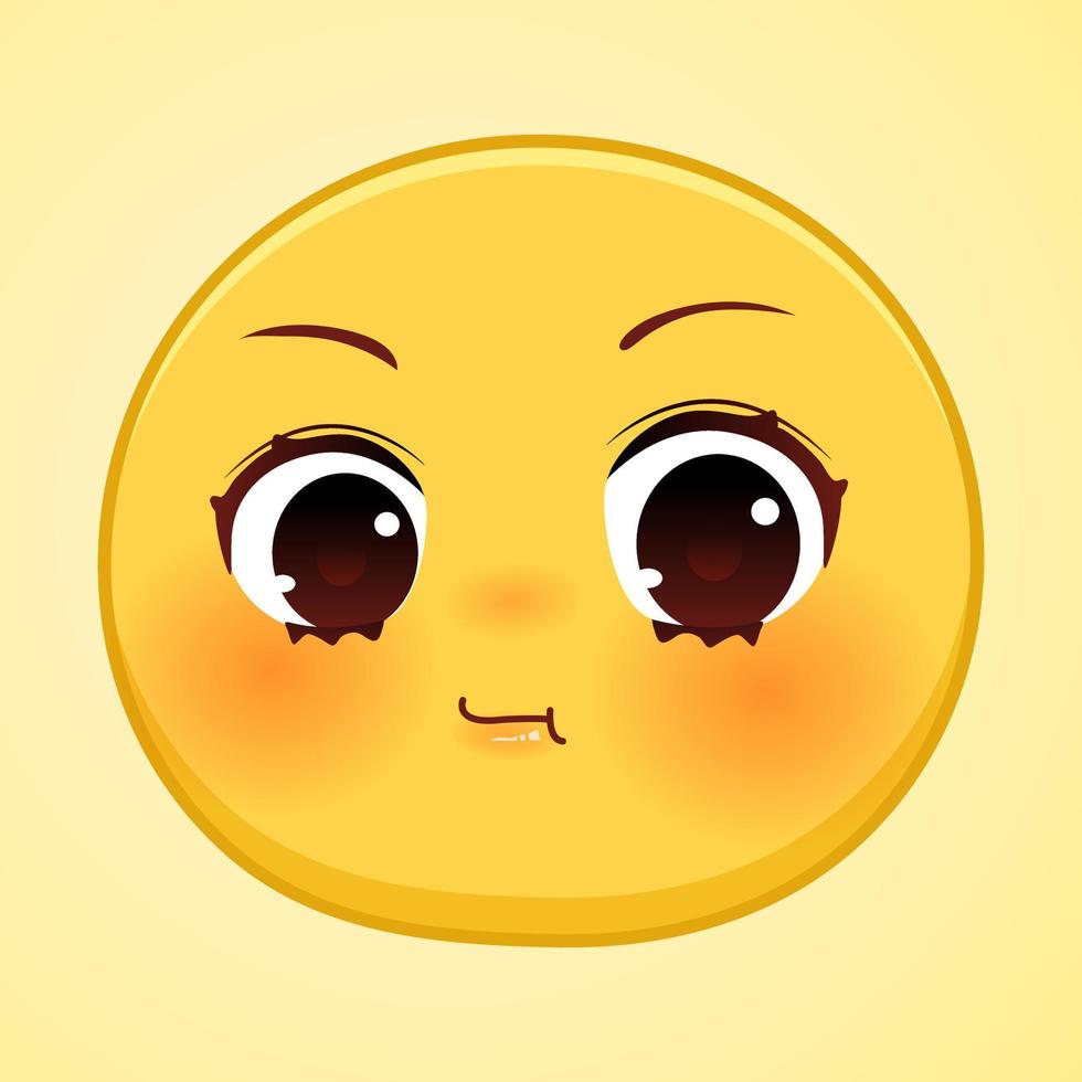expression of emotion concept set. cartoon illustration emotion face of human vector