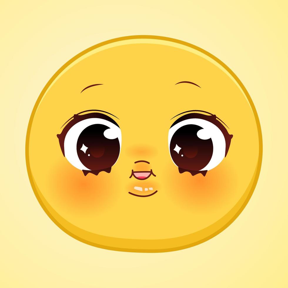 expression of emotion concept set. cartoon illustration emotion face of human vector