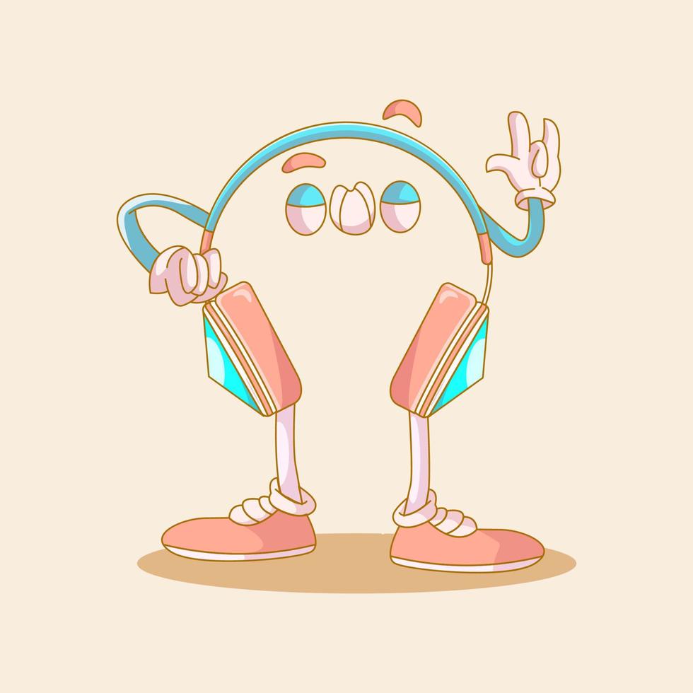 cute hand draw cartoon illustration sticker vector