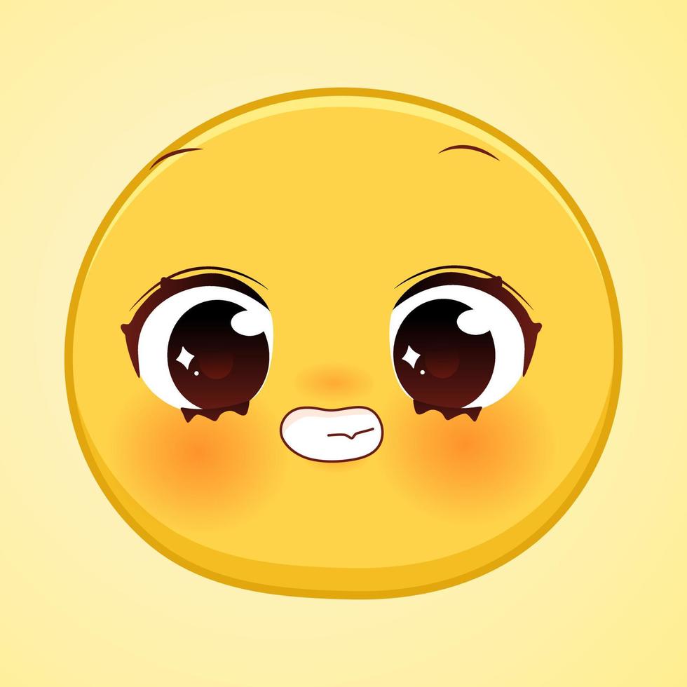 expression of emotion concept set. cartoon illustration emotion face of human vector