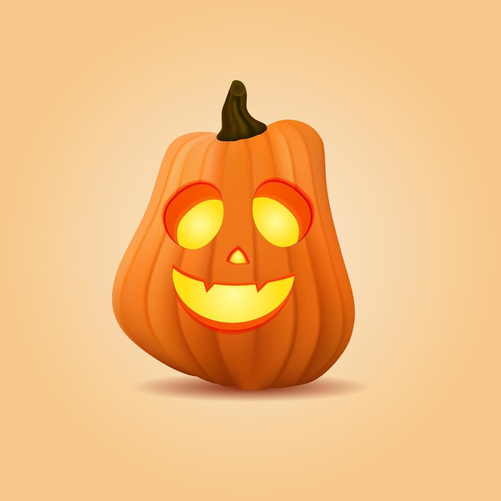 3D rendering spooky halloween decoration vector