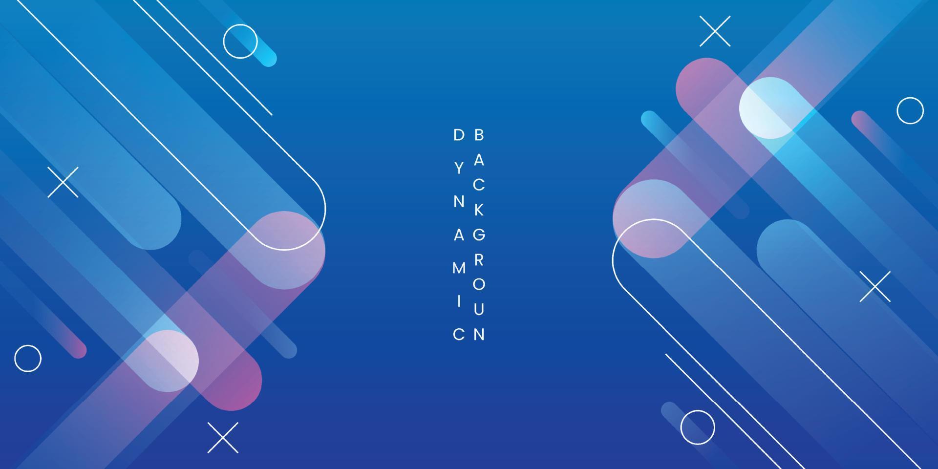 Abstract dynamic geometric background illustration template design vector