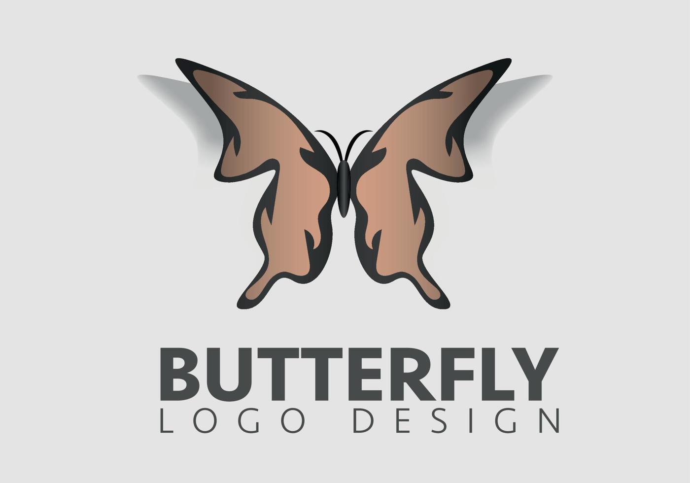 butterfly icon logo vector design template