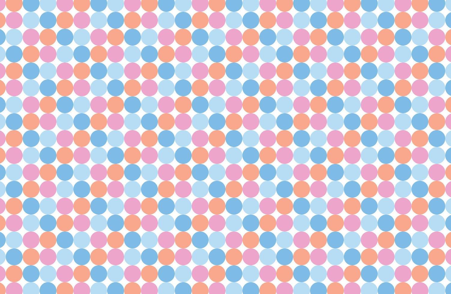 Abstract polkadot pastel color background vector