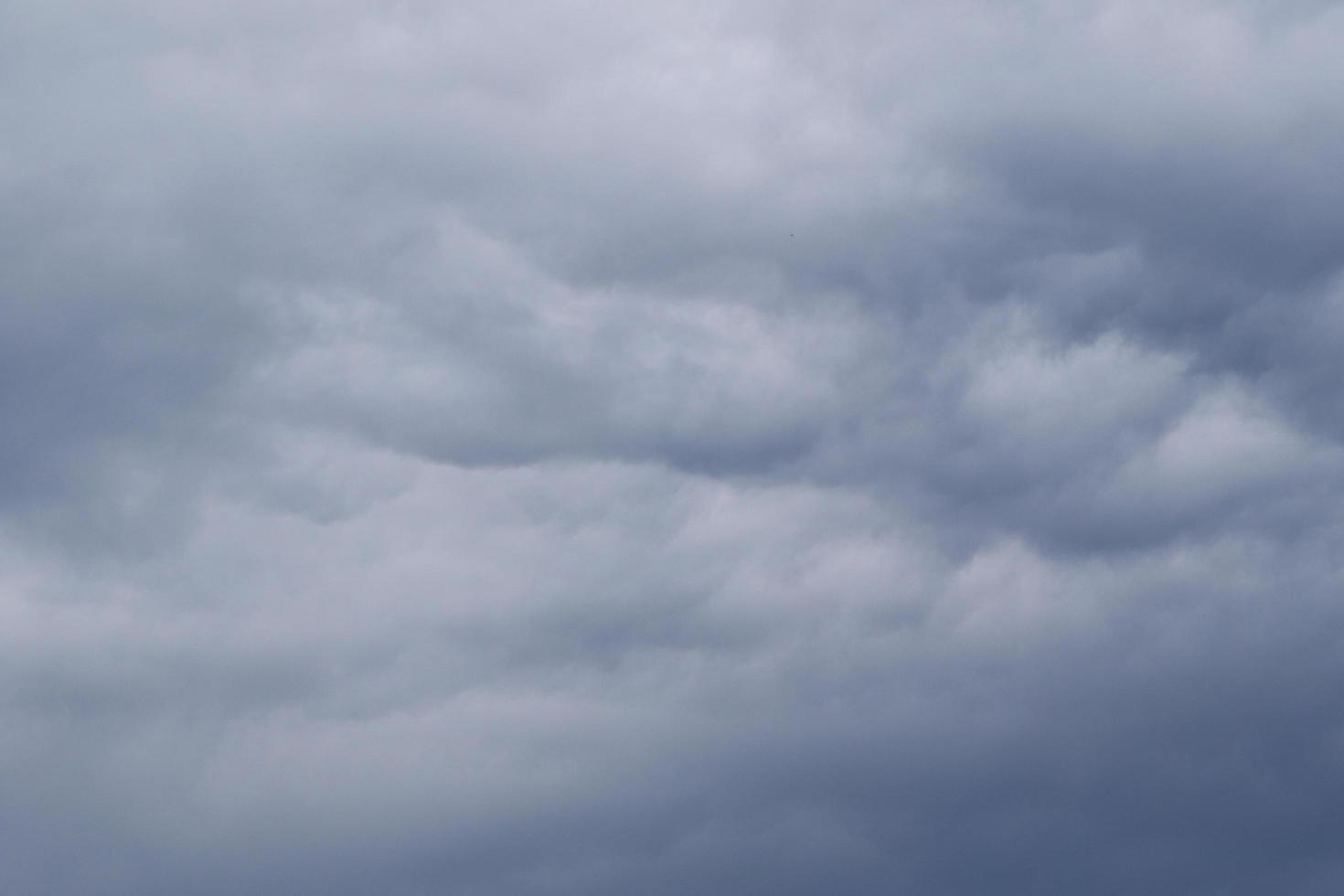 Stormy weather and dark clouds photo