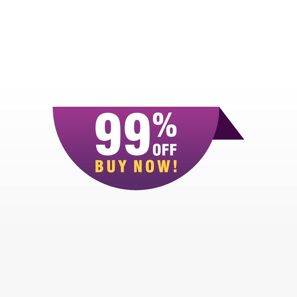 99 discount, Sales Vector badges for Labels, , Stickers, Banners, Tags, Web Stickers, New offer. Discount origami sign banner.