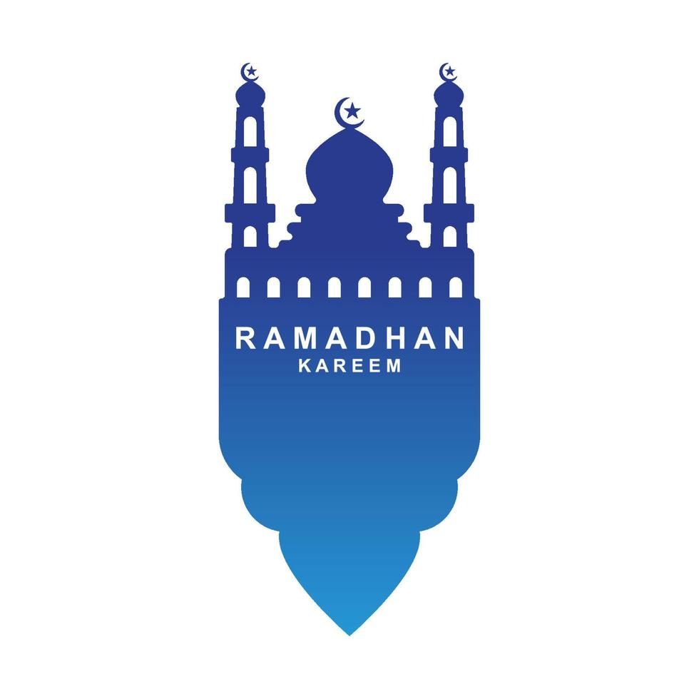 ramadan logo vector, ramadan flyer image con plantilla de ilustración vector
