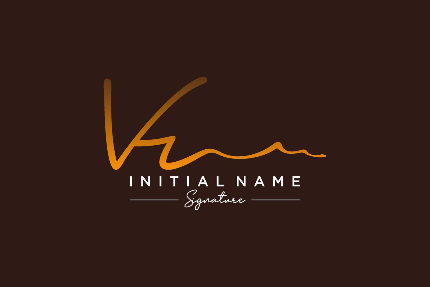 Initial VR signature logo template vector. Hand drawn Calligraphy lettering Vector illustration.