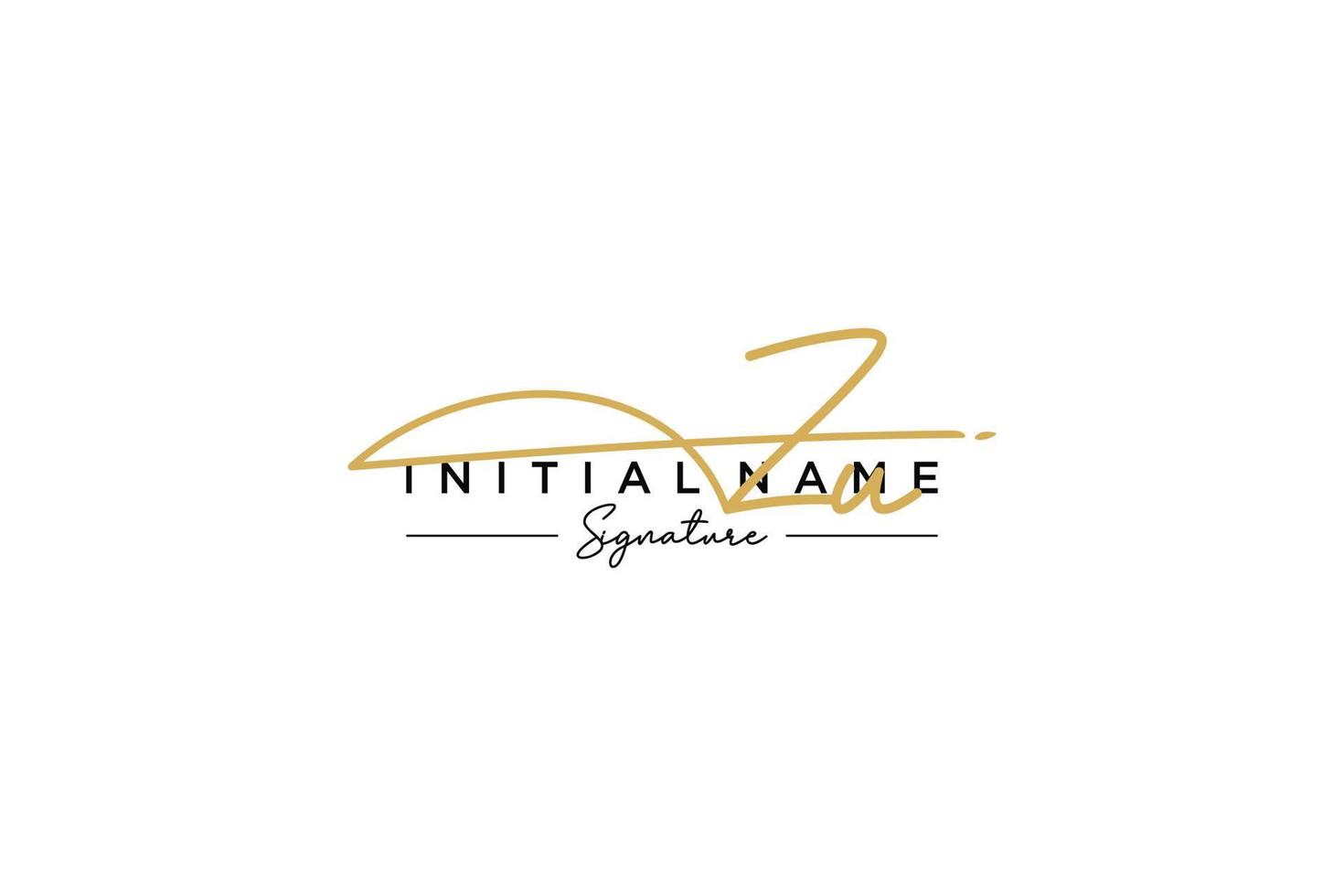 Initial ZU signature logo template vector. Hand drawn Calligraphy lettering Vector illustration.