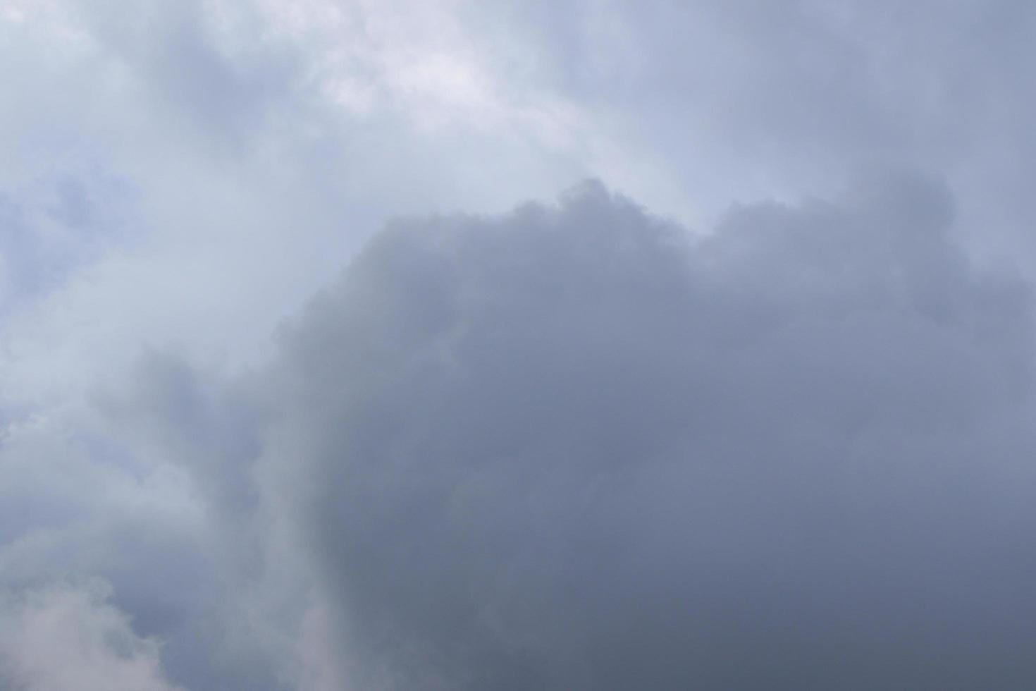 Stormy weather and dark clouds photo