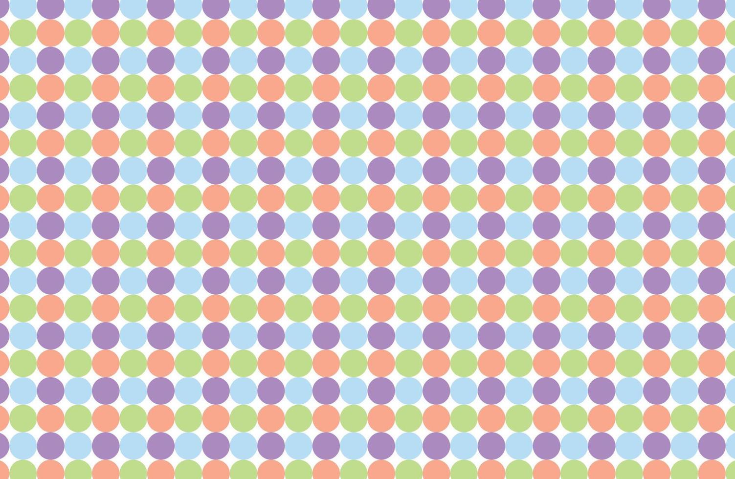 Abstract polkadot pastel color background vector