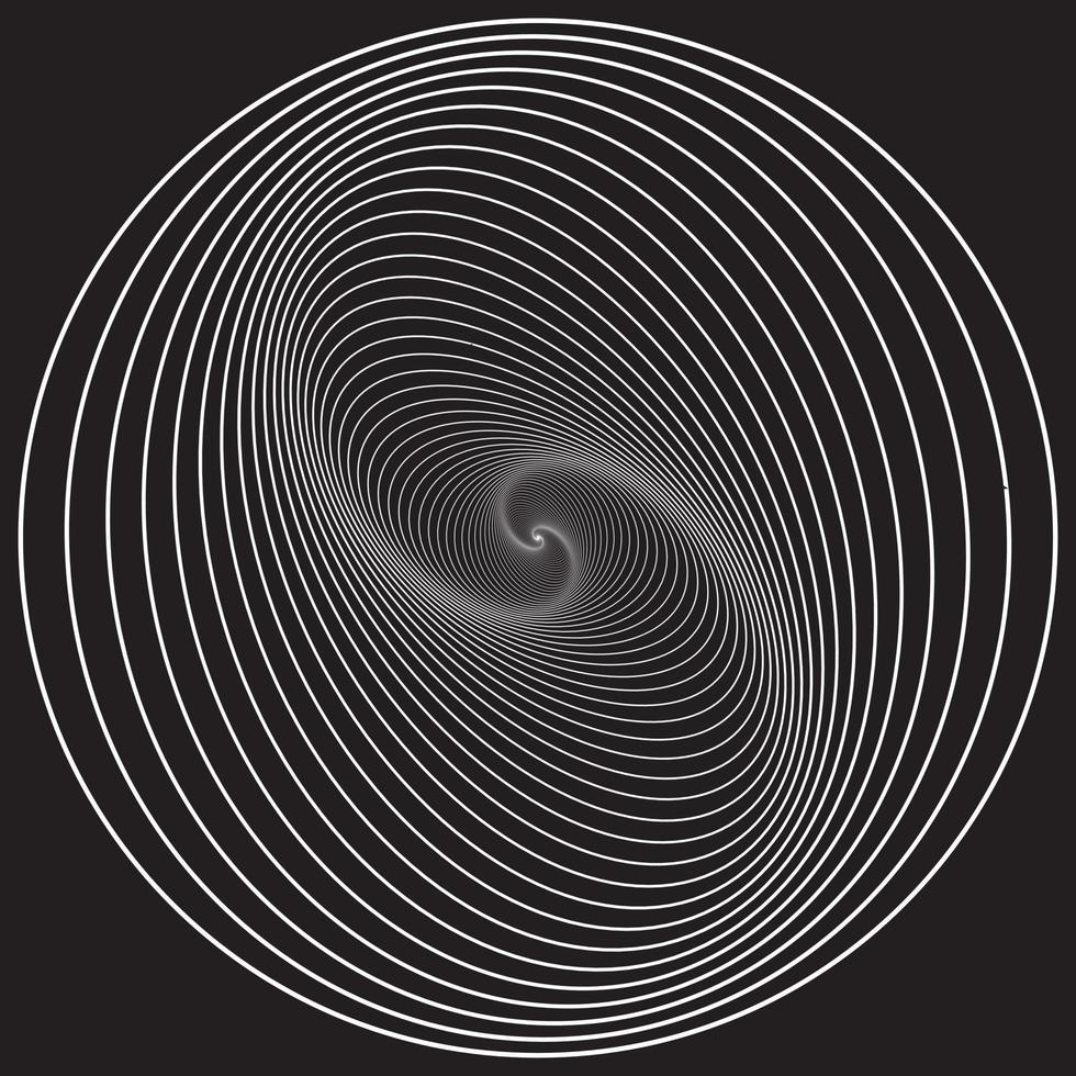 superposición de círculos abstractos vector