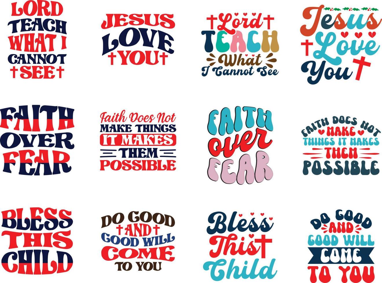 Christian Svg Bundle ,Christian t-shirt bundle vector